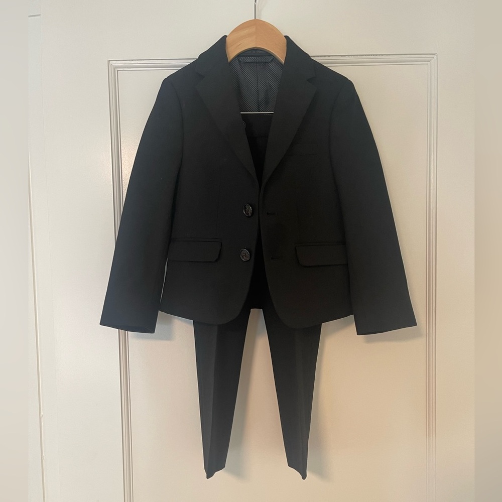 Size 4 Boys Formal Black Suit. Saks Fifth Ave.